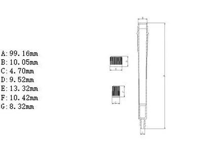 Tube d'extraction plastique à double extrémité pour autotest rapide d'antigène 3,5 ml