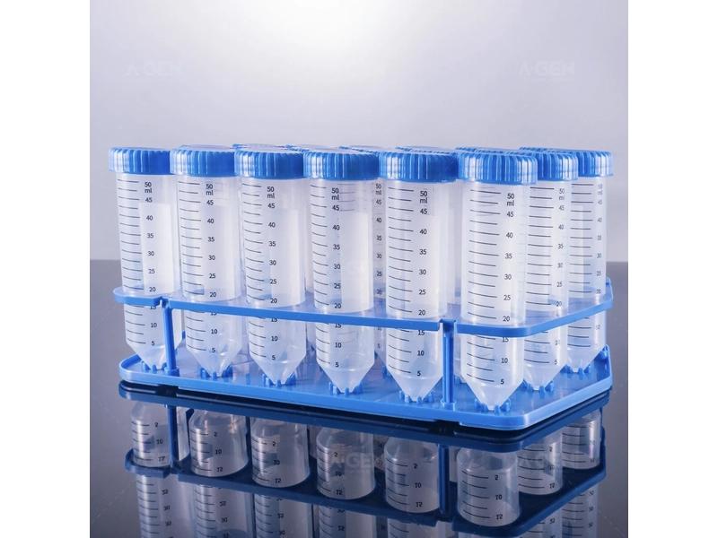Tube de centrifugation gradué 50 ml pour extraction d’acides nucléiques avec capuchon à visser et échelle