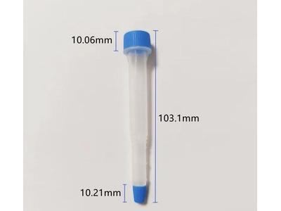 Tube d’extraction stérile de 5 ml pour tests ADN et ARN avec capuchon à visser